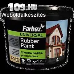FARBEX Rubber paint – Szuper elasztikus Univerzális festék A-Z-ig 1,2 kg